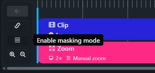 Enable masking mode