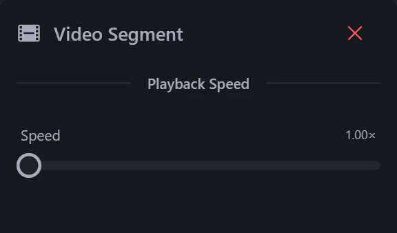 Playback speed controls