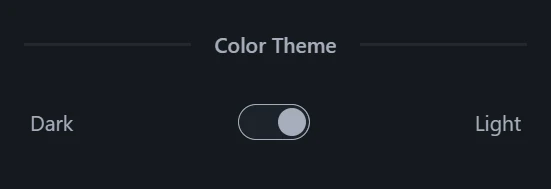 Subtitles color theme controls