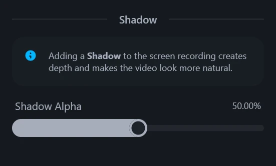 Shadow controls